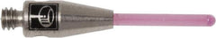 Renishaw - 0.0394 Inch Ball Diameter, Stainless Steel Stem, M2 Thread, Ruby Point Ball Tip CMM Stylus - 0.315 Inch Working Length, 0.5906 Inch Overall Length - Industrial Tool & Supply