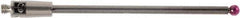 Renishaw - 0.0787 Inch Ball Diameter, Carbide Stem, M2 Thread, Ruby Point Ball Tip CMM Stylus - 1.2795 Inch Working Length, 0.0591 Inch Stem Diameter, 1.5748 Inch Overall Length - Industrial Tool & Supply