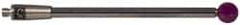 Renishaw - 0.1575 Inch Ball Diameter, Carbide Stem, M2 Thread, Ruby Point Ball Tip CMM Stylus - 1.5748 Inch Working Length, 0.0787 Inch Stem Diameter, 1.5748 Inch Overall Length - Industrial Tool & Supply