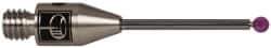Renishaw - 0.0591 Inch Ball Diameter, Carbide Stem, M3 Thread, Ruby Point Ball Tip CMM Stylus - 1/2 Inch Working Length, 0.0394 Inch Stem Diameter, 0.7874 Inch Overall Length - Industrial Tool & Supply
