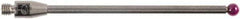 Renishaw - 0.1181 Inch Ball Diameter, Carbide Stem, M3 Thread, Ruby Point Ball Tip CMM Stylus - 1.7205 Inch Working Length, 0.0787 Inch Stem Diameter, 1.9685 Inch Overall Length - Industrial Tool & Supply