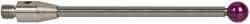 Renishaw - 0.1969 Inch Ball Diameter, Carbide Stem, M2 Thread, Ruby Point Ball Tip CMM Stylus - 1.1811 Inch Working Length, 0.0984 Inch Stem Diameter, 1.1811 Inch Overall Length - Industrial Tool & Supply