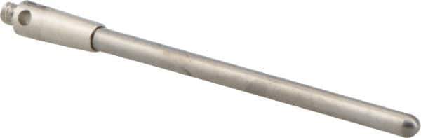 Renishaw - 0.08 Inch Ball Diameter, Stainless Steel Stem, M2 Thread, Carbide Point Ball Tip CMM Stylus - 1.26 Inch Working Length, 1.5748 Inch Overall Length - Industrial Tool & Supply