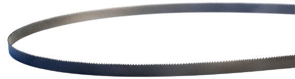 Welded Bandsaw Blade: 6' 8″ Long, 0.02″ Thick, 24 TPI Bi-Metal, Toothed Edge