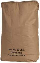 Made in USA - Extra Coarse Grade Angular Walnut Shell - 8 to 12 Grit, 4 Max Hardness, 50 Lb Bag - Industrial Tool & Supply