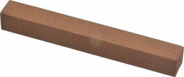 Norton - 4" Long x 1/2" Wide x 1/2" Thick, Aluminum Oxide Sharpening Stone - Square - Industrial Tool & Supply
