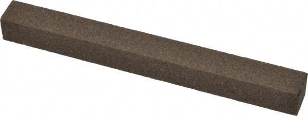 Norton - 4" Long x 3/8" Wide x 3/8" Thick, Aluminum Oxide Sharpening Stone - Square - Industrial Tool & Supply