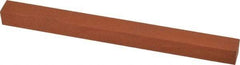 Norton - 6" Long x 1/2" Wide x 1/2" Thick, Aluminum Oxide Sharpening Stone - Square, Fine Grade - Industrial Tool & Supply