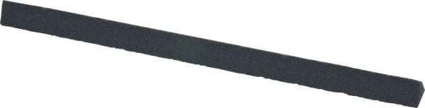Norton - 4" Long x 1/4" Wide x 1/4" Thick, Silicon Carbide Sharpening Stone - Triangle, Fine Grade - Industrial Tool & Supply