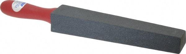 Norton - 1-1/4" Wide x 14" OAL, Silicon Carbide Sharpening Stone - Taper, Coarse Grade, 180 Grit - Industrial Tool & Supply