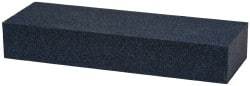 Norton - 6" Long x 2" Wide x 1" Thick, Silicon Carbide Sharpening Stone - Rectangle, Medium Grade - Industrial Tool & Supply