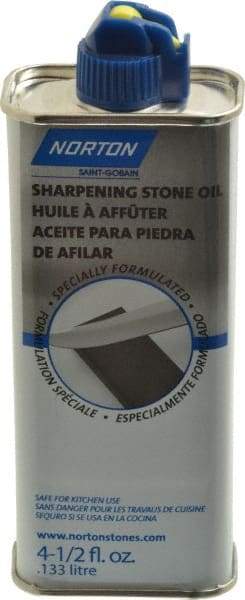 Norton - Sharpening Stone Oil Container Size Range: Smaller than 16 oz. Food Grade: NonFoodGrade - Industrial Tool & Supply