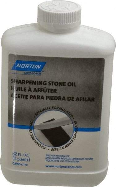 Norton - Sharpening Stone Oil Container Size Range: 32 oz. - 127.9 oz. Food Grade: NonFoodGrade - Industrial Tool & Supply