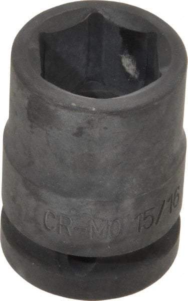 Blackhawk by Proto - 3/4" Drive 15/16" Standard Impact Socket - 6 Points, 2" OAL - Industrial Tool & Supply