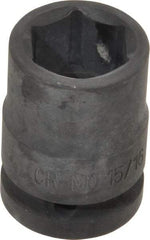 Blackhawk by Proto - 3/4" Drive 15/16" Standard Impact Socket - 6 Points, 2" OAL - Industrial Tool & Supply