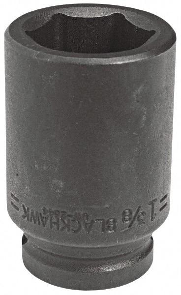 Blackhawk by Proto - 3/4" Drive 1-1/8" Deep Impact Socket - 6 Points, 3-1/4" OAL - Industrial Tool & Supply