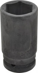 Blackhawk by Proto - 3/4" Drive 1-5/16" Deep Impact Socket - 6 Points, 3-1/4" OAL - Industrial Tool & Supply