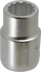Blackhawk by Proto - 3/4", 3/4" Drive, Standard Hand Socket - 12 Points, 2" OAL, Chrome Finish - Industrial Tool & Supply