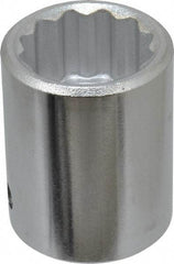 Blackhawk by Proto - 1-1/16", 3/4" Drive, Standard Hand Socket - 12 Points, 2" OAL - Industrial Tool & Supply