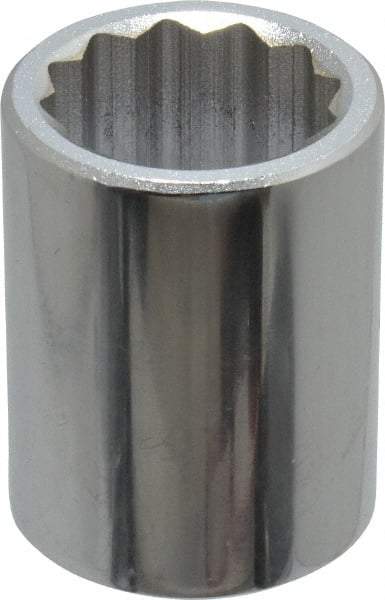 Blackhawk by Proto - 1-1/8", 3/4" Drive, Standard Hand Socket - 12 Points, 2-13/64" OAL - Industrial Tool & Supply