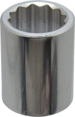 Blackhawk by Proto - 1-1/8", 3/4" Drive, Standard Hand Socket - 12 Points, 2-13/64" OAL - Industrial Tool & Supply