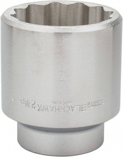 Blackhawk by Proto - 2-3/8", 3/4" Drive, Standard Hand Socket - 12 Points, 3-5/8" OAL - Industrial Tool & Supply