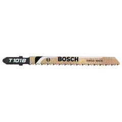 Bosch - 4-1/4" Long, 8 to 12 Teeth per Inch, High Carbon Steel Jig Saw Blade - Industrial Tool & Supply
