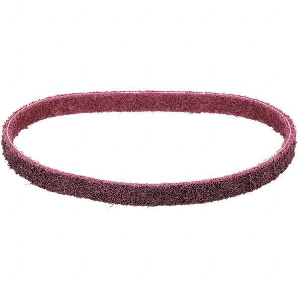Dynabrade - 1/2" Wide x 12" OAL, Aluminum Oxide Abrasive Belt - Aluminum Oxide, Medium, Nonwoven, Series SC-BS - Industrial Tool & Supply