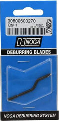 Noga - 1/8" Max Head Diam Countersink Blade - High Speed Steel, Right Handed Blade, Compatible with NogaGrip-1 Handle, RotoDrive Holder, for Hole Inner Surface & Outer Edge - Industrial Tool & Supply