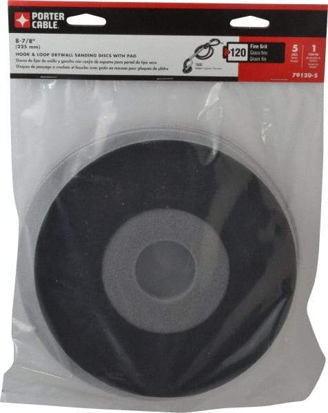 Porter-Cable - 120 Grit, Abrasive Disc Kit - Drywall Sanding Pad - Industrial Tool & Supply
