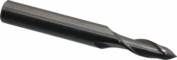 Magafor - 3/16" Body Diam, 90°, 2" OAL, Solid Carbide Spotting Drill - Industrial Tool & Supply