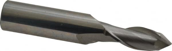 Magafor - 3/8" Body Diam, 90°, 2-3/4" OAL, Solid Carbide Spotting Drill - Industrial Tool & Supply