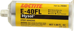 Loctite - 50 mL Cartridge Two Part Epoxy - 40 min Working Time, Series E-40FL - Industrial Tool & Supply