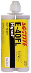 Loctite - 200 mL Cartridge Two Part Epoxy - 40 min Working Time, 3,750 psi Shear Strength, Series E-40FL - Industrial Tool & Supply