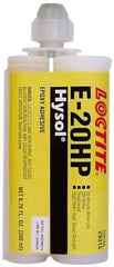 Loctite - 200 mL Cartridge Two Part Epoxy - 20 min Working Time, 4,690 psi Shear Strength, Series E-20HP - Industrial Tool & Supply