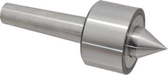 Riten - MT4 Taper Shank, 3" Head Diam 6,000 Lb Capacity Live Center - 4,000 Max RPM, 1-31/32" Head Length, 1-3/8" Point Diam, 1-1/2" Point Len, 2,100 Lb Max Workpc, 7.907" OAL, 1-1/2" Long Tip, Standard Point - Industrial Tool & Supply