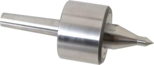 Riten - MT2 Taper Shank, 2-3/8" Head Diam 4,480 Lb Capacity Live Center - 4,000 Max RPM, 1-3/4" Head Length, 3/8" Point Diam, 1-7/8" Point Len, 310 Lb Max Workpc, 6-7/16" OAL, 5/8" Long Tip, Long Point - Industrial Tool & Supply