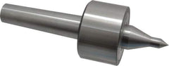 Riten - MT4 Taper Shank, 3" Head Diam 6,000 Lb Capacity Live Center - 4,000 Max RPM, 1-31/32" Head Length, 1/2" Point Diam, 2.2188" Point Len, 1,100 Lb Max Workpc, 8-5/8" OAL, 13/16" Long Tip, Long Point - Industrial Tool & Supply