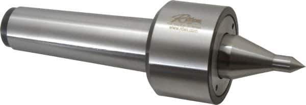 Riten - MT5 Taper Shank, 3-1/16" Head Diam 9,000 Lb Capacity Live Center - 5,000 Max RPM, 2-3/32" Head Length, 1/2" Point Diam, 2-1/2" Point Len, 1,100 Lb Max Workpc, 11-3/8" OAL, 15/16" Long Tip, Long Point - Industrial Tool & Supply