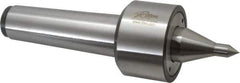 Riten - MT5 Taper Shank, 3-1/16" Head Diam 9,000 Lb Capacity Live Center - 5,000 Max RPM, 2-3/32" Head Length, 1/2" Point Diam, 2-1/2" Point Len, 1,100 Lb Max Workpc, 11-3/8" OAL, 15/16" Long Tip, Long Point - Industrial Tool & Supply
