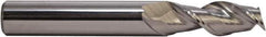 M.A. Ford - 3/8", 2 Flute, Solid Carbide, 0.06" Corner Radius End Mill - 3-1/4" OAL, 1-1/2" LOC - Industrial Tool & Supply