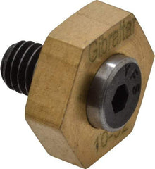 Gibraltar - 1/2" Hex, 10-32 Stud Thread, Symmetrical Hex Clamp - 0.11" Hex Height, 11/32" Thread Length, 10 Clamps - Industrial Tool & Supply