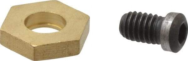 Gibraltar - 13/16" Hex, 5/16-18 Stud Thread, Symmetrical Hex Clamp - 0.11" Hex Height, 15" Thread Length, 10 Clamps - Industrial Tool & Supply