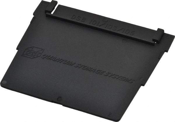 Quantum Storage - 4.1" Wide x 4" High, Black Bin Divider - Use with Quantum Storage Systems - QSB 101CON, QSB 103CON, QSB 105CON - Industrial Tool & Supply