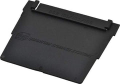 Quantum Storage - 4.1" Wide x 4" High, Black Bin Divider - Use with Quantum Storage Systems - QSB 101CON, QSB 103CON, QSB 105CON - Industrial Tool & Supply