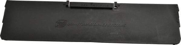 Quantum Storage - 11.1" Wide x 4" High, Black Bin Divider - Use with Quantum Storage Systems - QSB 109CON, QSB 110CON, QSB 116CON - Industrial Tool & Supply