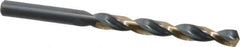 Triumph Twist Drill - 5/16" 135° High Speed Steel Jobber Drill - Oxide/Gold Finish, Right Hand Cut, Spiral Flute, Straight Shank, 4-1/2" OAL, Split Point - Industrial Tool & Supply