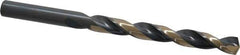 Triumph Twist Drill - 11/32" 135° High Speed Steel Jobber Drill - Oxide/Gold Finish, Right Hand Cut, Spiral Flute, Straight Shank, 4-3/4" OAL, Split Point - Industrial Tool & Supply