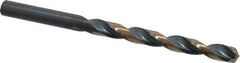 Triumph Twist Drill - 0.272" 135° High Speed Steel Jobber Drill - Oxide/Gold Finish, Right Hand Cut, Spiral Flute, Straight Shank, 4-1/8" OAL, Split Point - Industrial Tool & Supply