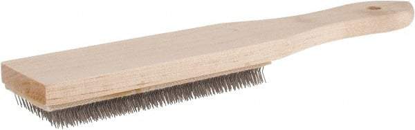 Lutz - 8-1/2" Long Abrasive File Card - Wood Handle - Industrial Tool & Supply